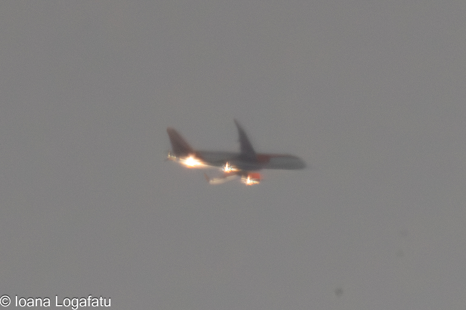 Airborne exploration beneath clear blue skies